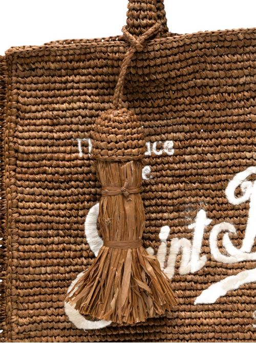Borsa donna MC2 Saint Barth Colette in rafia marrone MC2 SAINT BARTH | COLETTE raffia F00452L
